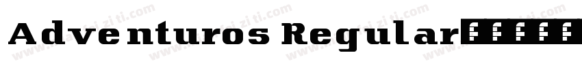 Adventuros Regular字体转换